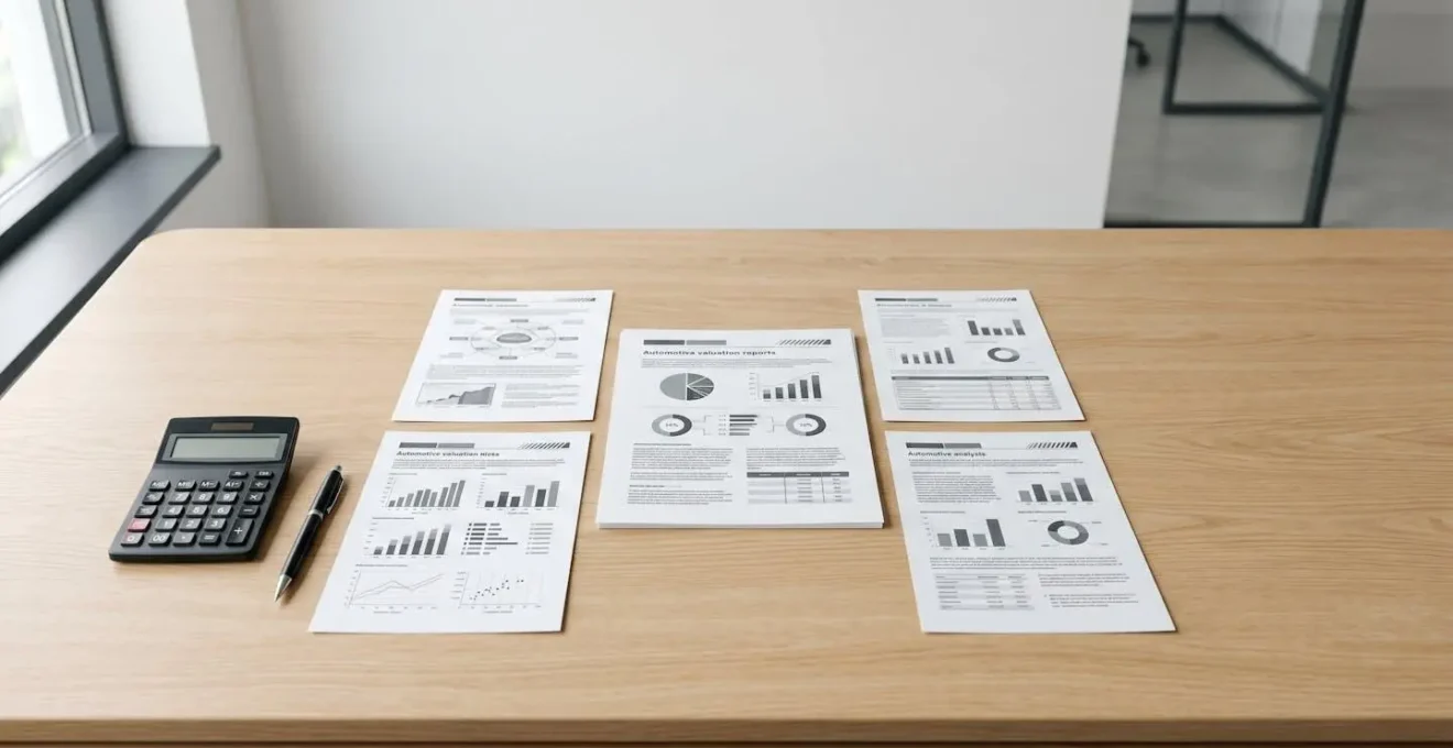 Comparaison de documents d'évaluation automobile
