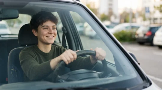 Jeune conducteur découvrant les stratégies pour réduire sa prime d'assurance automobile